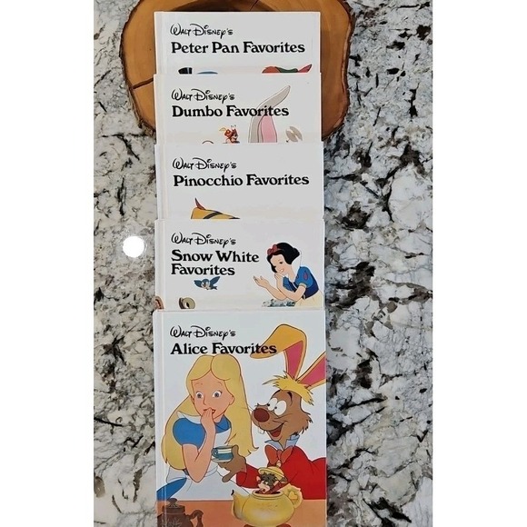 Other - Vintage SET‎ OF 5  Walt Disney Books - Hardcover, 1973 Danbury Press EXCELLENT!!